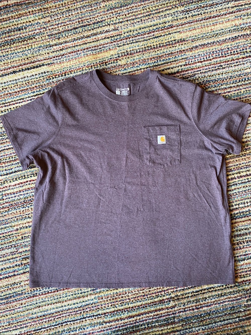 Carhartt Men’s Pocket Tee in Purple Heather